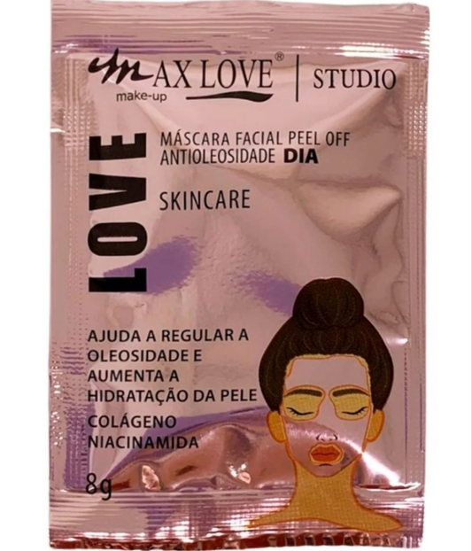 Max Love Mascarilla Facial Peel Off Antiaceite 8g