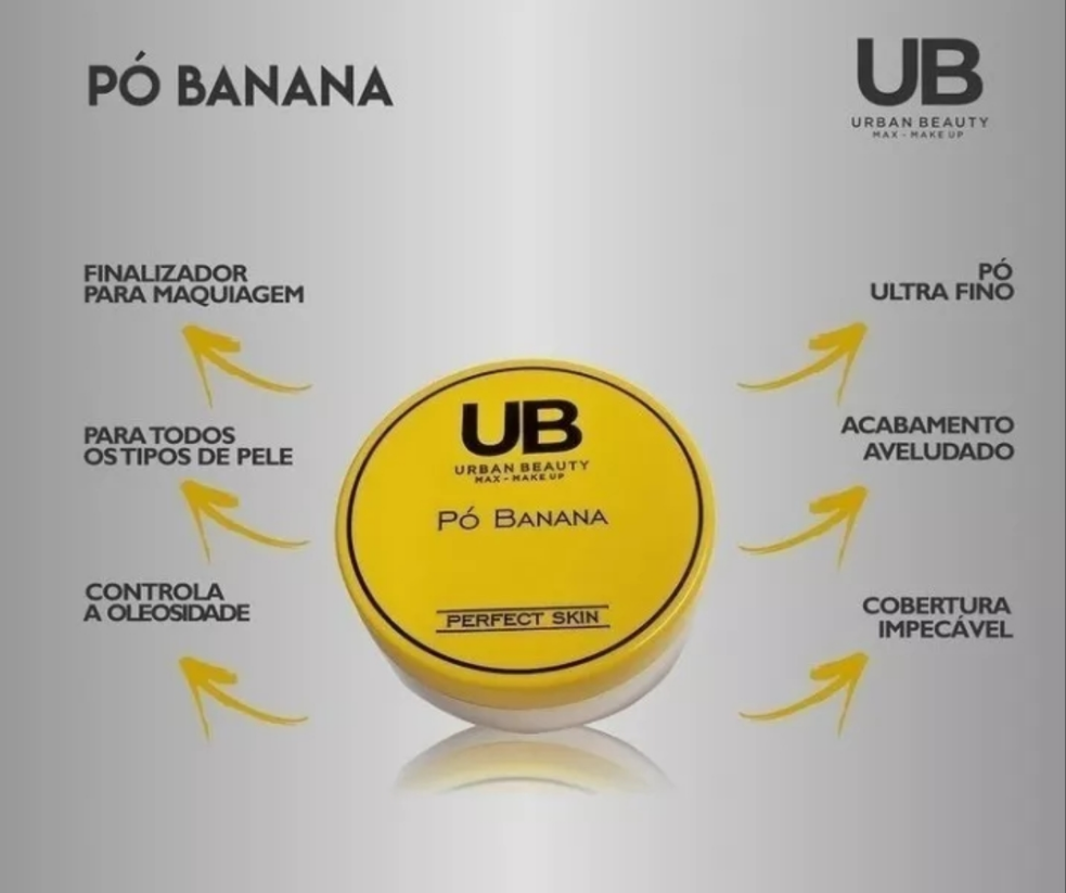 Polvo compacto de banana