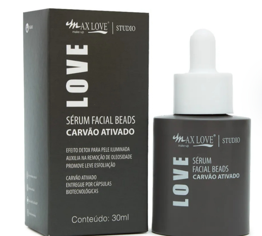 Max Love Suero Facial con Perlas de Carbón Activado 30ml