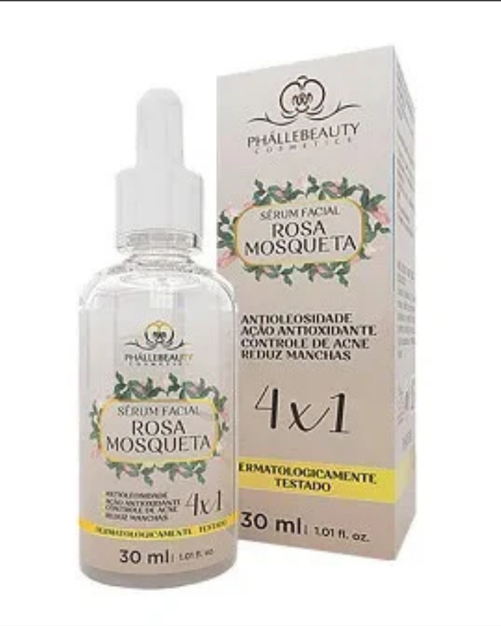 Serum Facial Rosa Mosqueta , 4 en 1