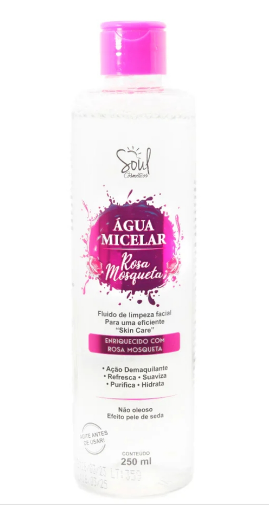 Agua Micelar de Rosa Mosqueta Soul Cosmetics